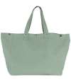 KI3208 Kimood Faded Cotton Shopper Washed Water Green colour image